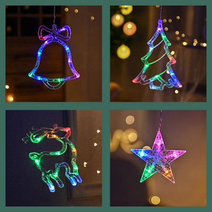 Christmas Lights 2024 Festoon String Light Fairy Garland Curtain Decor For Holiday 2025 New Year Decoration