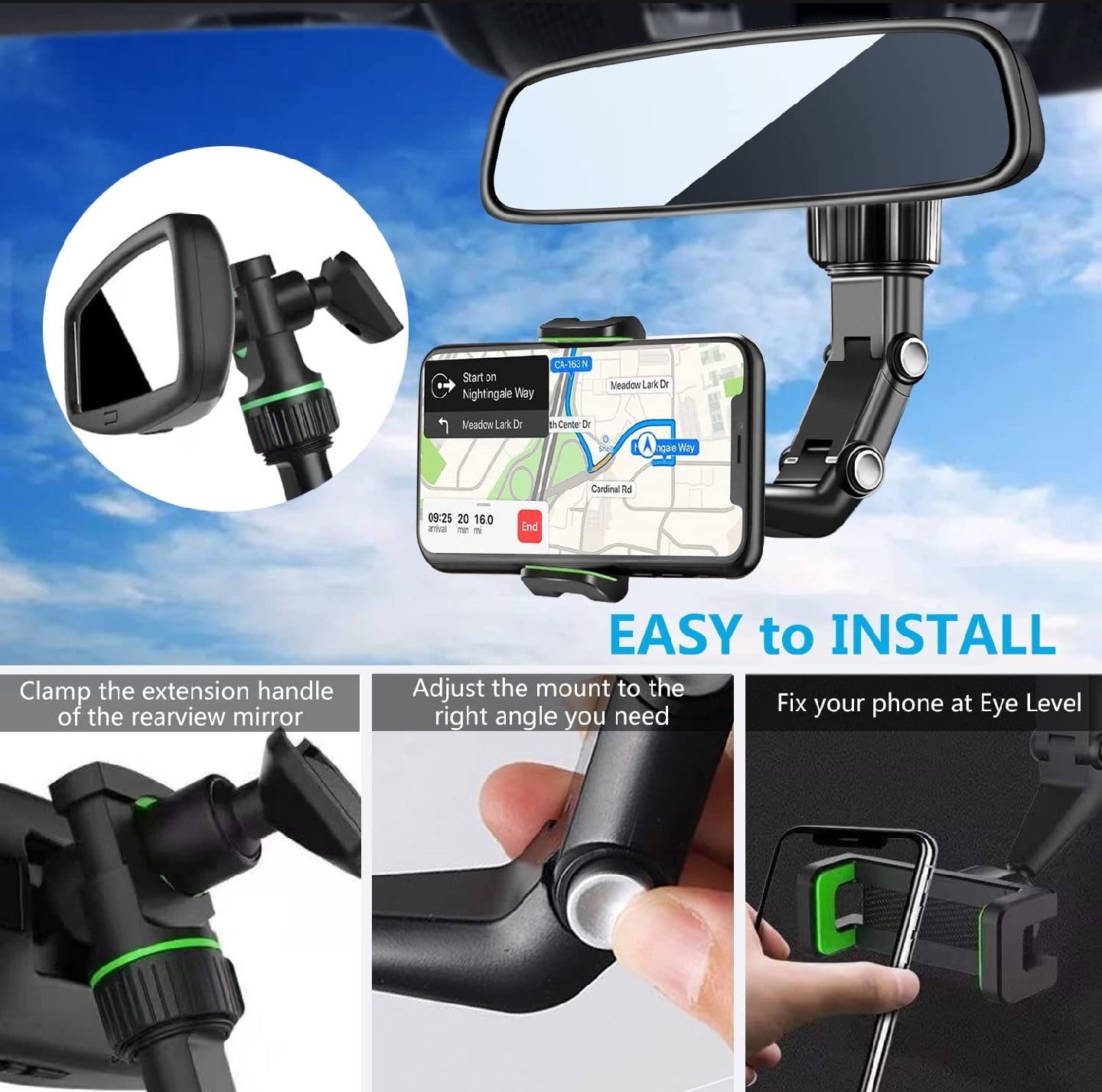 360° Car Phone Holder